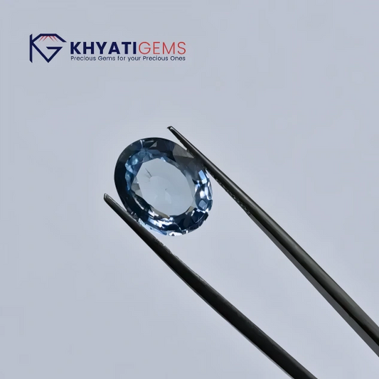 5.8 Ct | Aquamarine Stone | Calmness & Clarity for Meena, Mithuna & Vrischika