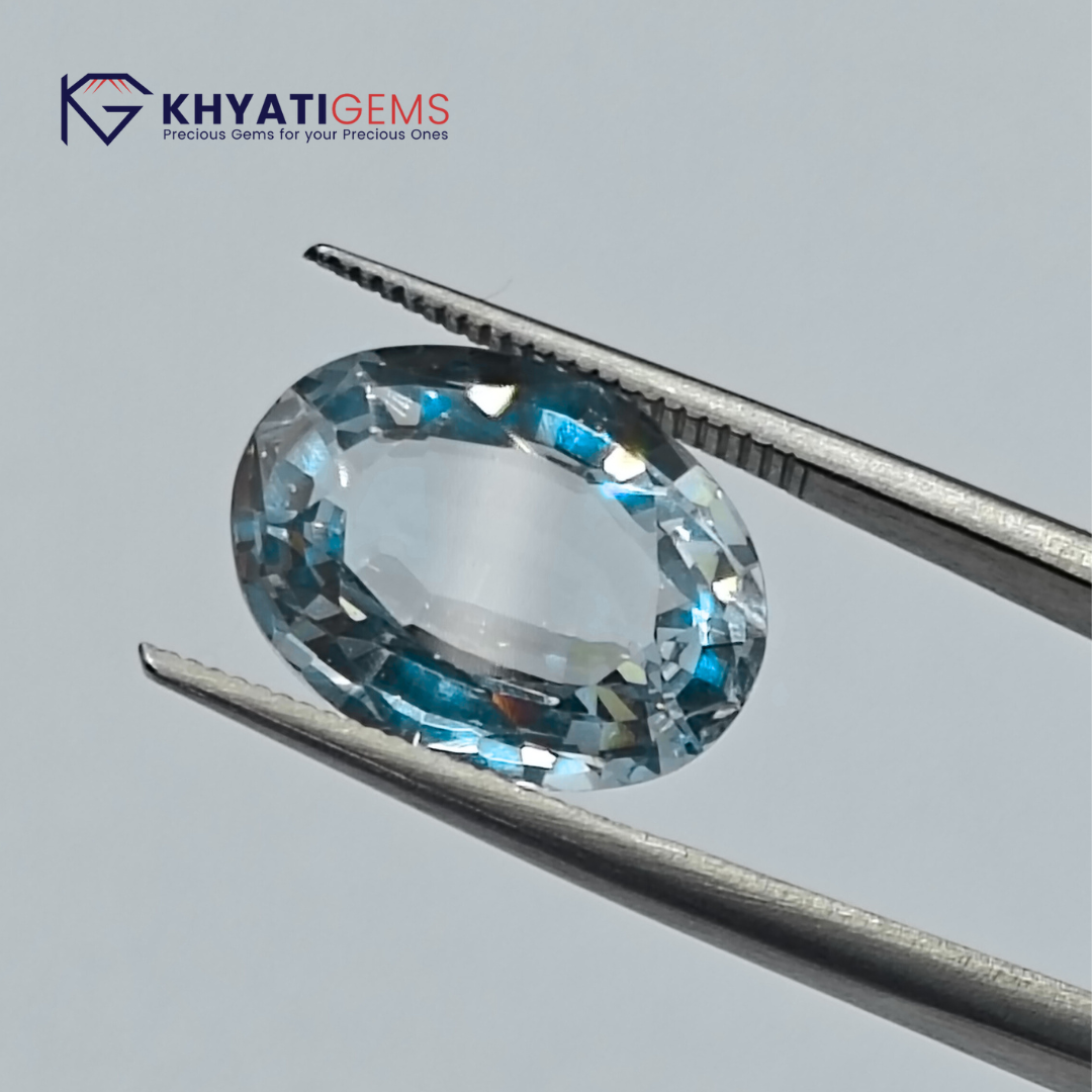 6.60 Carats | Aquamarine | Emotional Balance for Meena Rashi