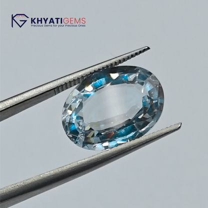 6.60 Carats | Aquamarine | Emotional Balance for Meena Rashi