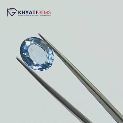 5.8 Ct | Aquamarine Stone | Calmness & Clarity for Meena, Mithuna & Vrischika