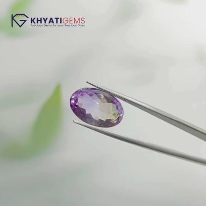 13.20 Carats | Ametrine Bi-Color | Gemstone for Dhanu Rashi