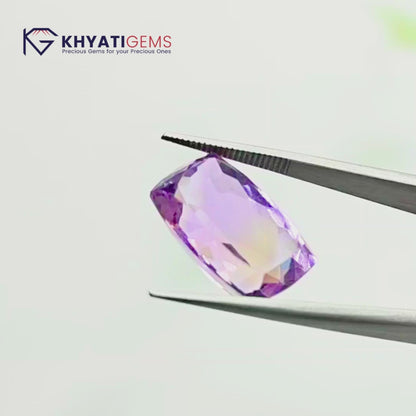 13.65 Carats | Ametirine Bi-Color | Gemstone for Dhanu Rashi